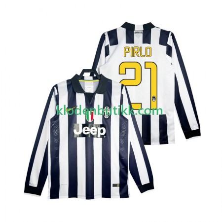 Juventus Pirlo 21 2014 2015 Retro Hjemme Fotballdrakt Langermet